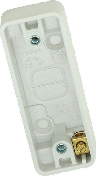  Surface Box For Narrow Exit Button White