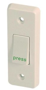  Press To Exit Switch Narrow White