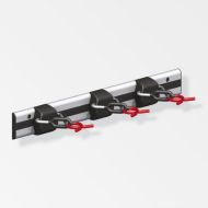 ALFER Wall Hooks (3) Coaxis X-Star Rail Steel Galv