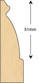  Architrave 71x21mm