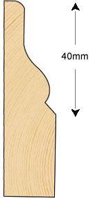  Architrave 71x21mm