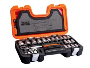 BAHCO Socket Set 1/2in Square Drive 24pc