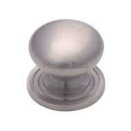 HERITAGE BRASS C2240 32-SN Cupboard Knob 32mm Satin Nickel