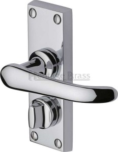 HERITAGE BRASS V735-PC Windsor Privacy Set 120x41mm CP