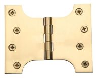  Parliament Hinge 100x75x125mm Polished Brass