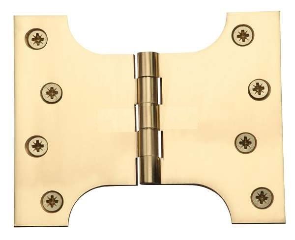  Parliament Hinge 100x75x125mm Polished Brass