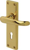  Windsor Lever Lock Furniture 154x40mm P/brass