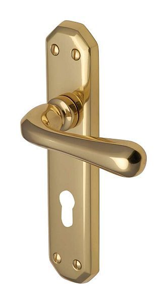  Charlbury Lever Lock Furniture 183x41mm P/brass