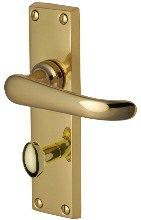  Windsor Lever Bathroom Furniture 154x40mm P/brass