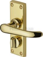  Windsor Lever Privacy Furniture 119x40mm P/brass