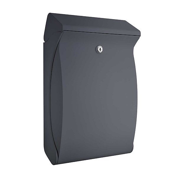 BURG WACHTER BW 4906 Swing Plastic Post Box Anthracite