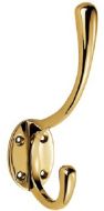  Hat & Coat Hook 127mm Victorian Polished Brass