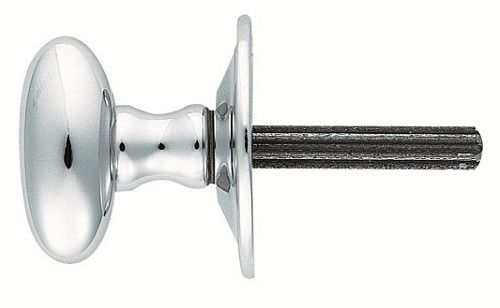 CARLISLE BRASS AA33CP Rack Bolt Thumb Turn (splined Spindle) CP