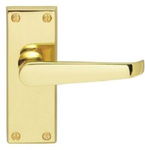  Victorian Furniture Lever Latch Polished Brass