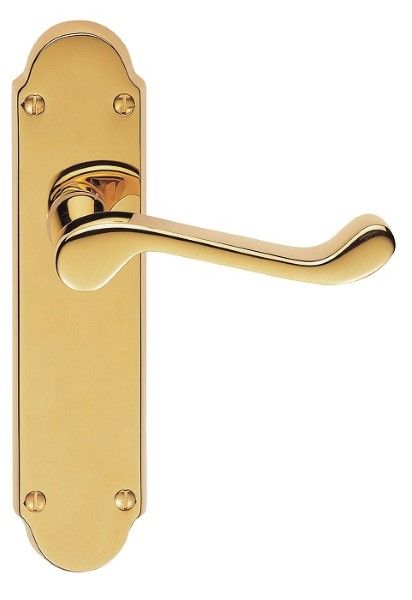 CARLISLE BRASS DL167 Oakley Lever Furniture Latch PB