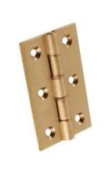 CARLISLE BRASS HDPBW4 Solid Drawn Brass Hinge Dpbw 102x67x2.5 PB