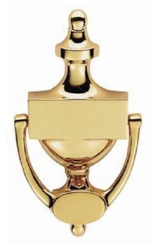  Door Knocker Urn 200mm Victorian Polished Brass