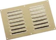  Brass 240 X 165mm Louvre Vent