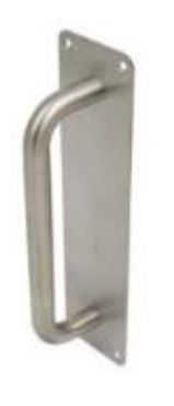  Pull Handle 225mm On 300x75 Backplate SS