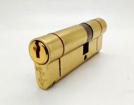 EUROSPEC MPx6 CYX7123540PB/BP Euro Double Cylinder BS 75mm Brass