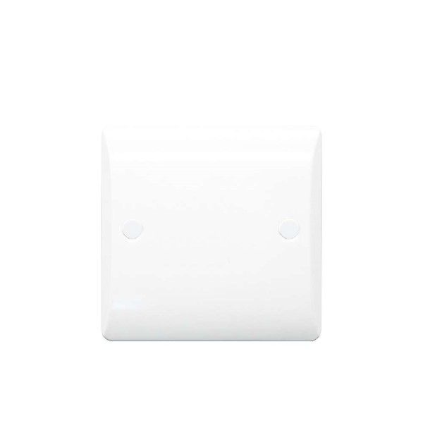  Blanking Plate Single White