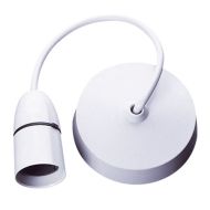  Pendant Fitting 6in White