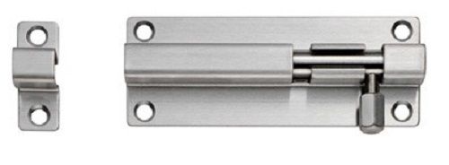  Barrel Bolt Straight 100x38mm Stainless Steel