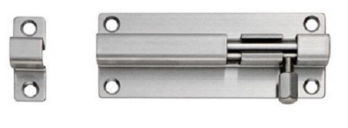  Barrel Bolt Straight 150x38mm Stainless Steel