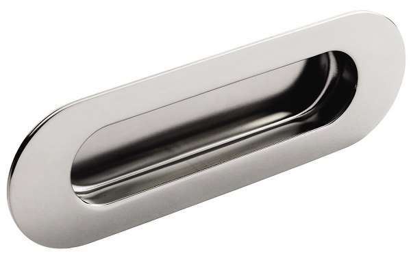 EUROSPEC FPH1001SSS Flush Pull 120 x 40mm Radius Ends Stainless Steel