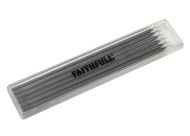 FAITHFULL FAICPLRRFILB Black Pencil Marking Refill Pk 6