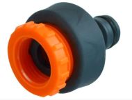 FAITHFULL Plastic Tap Hose Connector 1/2 To 3/4