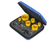 FAITHFULL Plumbers Holesaw Kit 9pc 19-57mm