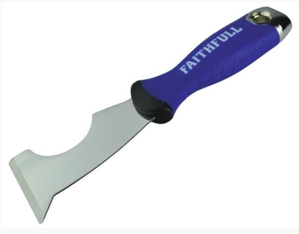 FAITHFULL Soft Grip Decorators 4 In 1 Tool