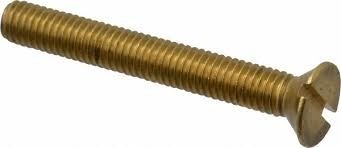  Machine Screw Countersunk M4x12 Brass