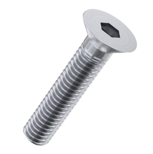  Machine Screw M4x60mm Hex CSK SS