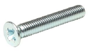  Machine Screw M4x20mm Pozi CSK ZP