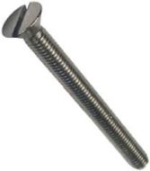  Machine Screw M6x100mm Slotted CSK Zinc Plated