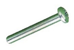  Machine Screw M4x30mm Pan Pozi ZP