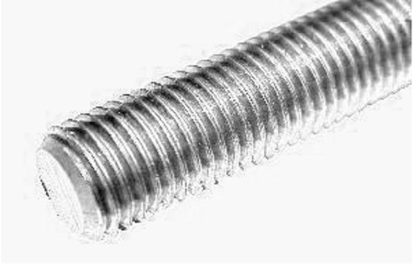  Threaded Bar M4x1000mm Zinc Plated