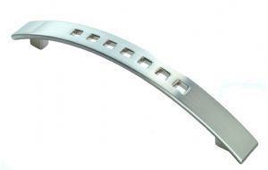  Quadra Curved Cabinet Handle 128mm PC