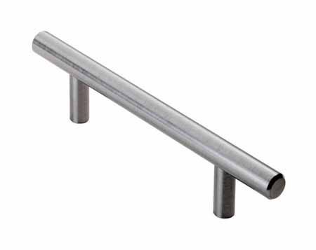 FINGERTIP DESIGN FTD445DSC T-bar Handle 12mm Bar 192mm Satin Chrome