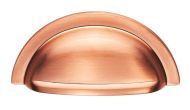 FINGERTIP DESIGN FTD558SCO Oxford Cupboard Pull 76mm Satin Copper