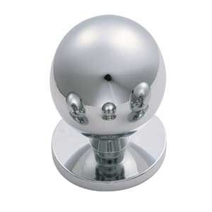 CARLISLE BRASS CH6CCP Cupboard Knob (ball) 25mm PC