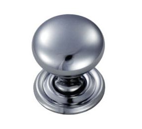 CARLISLE BRASS Cupboard Knob (with Loose Rose) 32mm PC