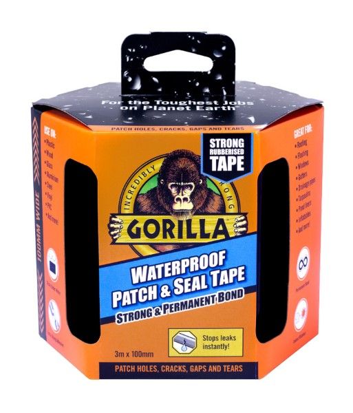  Gorilla Patch And Seal Black  Tape 3m