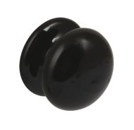 HAFELE 130.48.309 Knob Porcelain 38x30mm Black