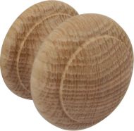 HAFELE 195.76.403 Knob 44mm Dia Unfinish Oak Std2 M4