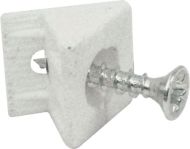 HAFELE 260.03.700 Rear Panel Connector White Plastic