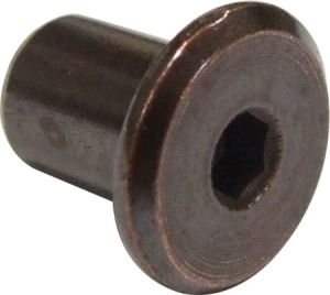 HAFELE 264.75.162 Sleeve Nut M6 Bronzed