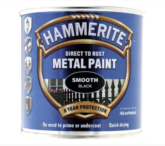  Hammerite Smooth Black 250ml